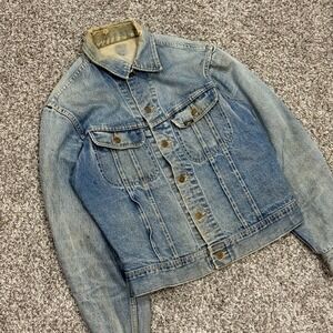 GRAIL True Vintage 60s 70s Mr. Lee 101-J Sanforized Denim Jacket Mens M Blue